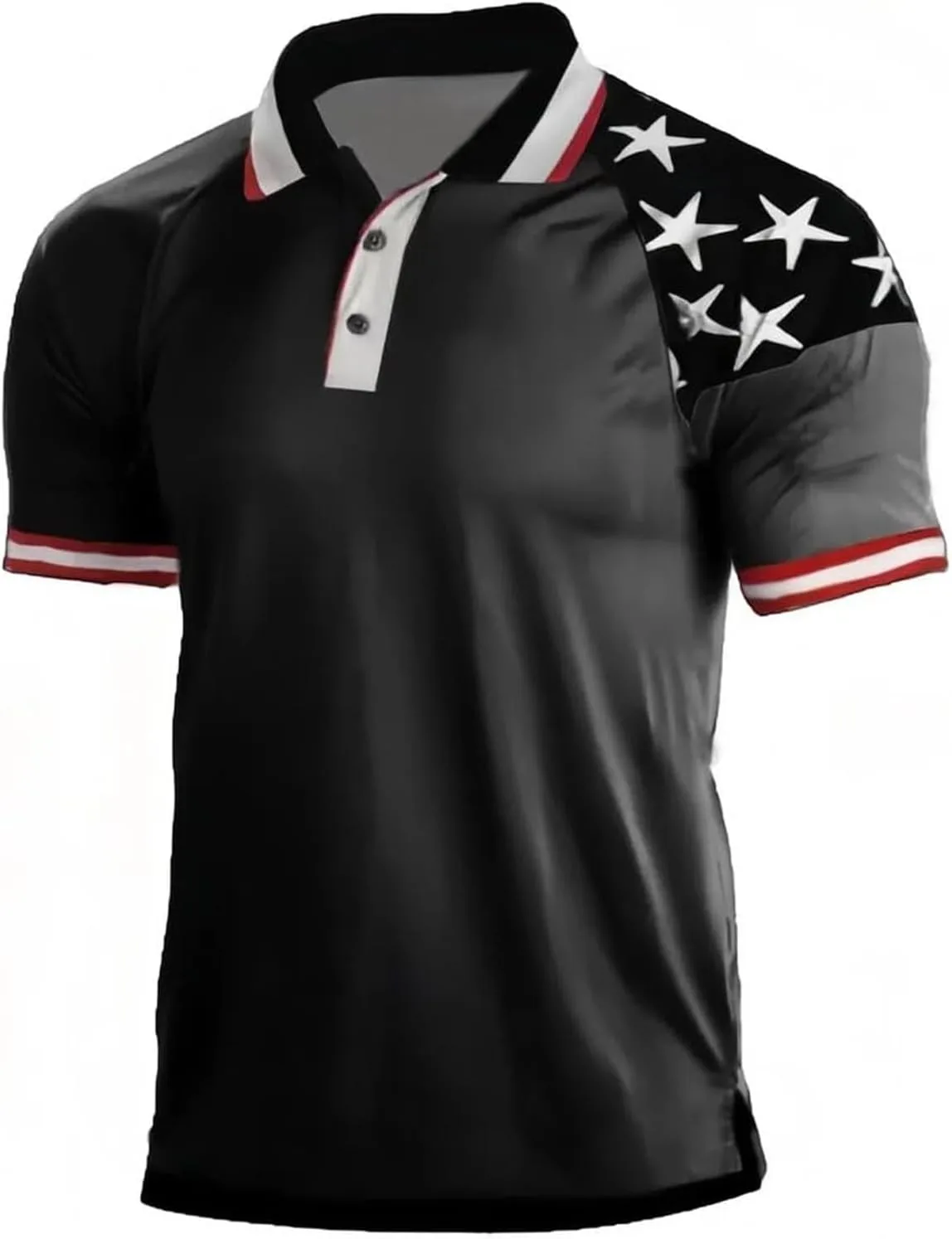 

Американский патриотический поло для мужчин, летняя рубашка с коротким рукавом, размеры S-3XL