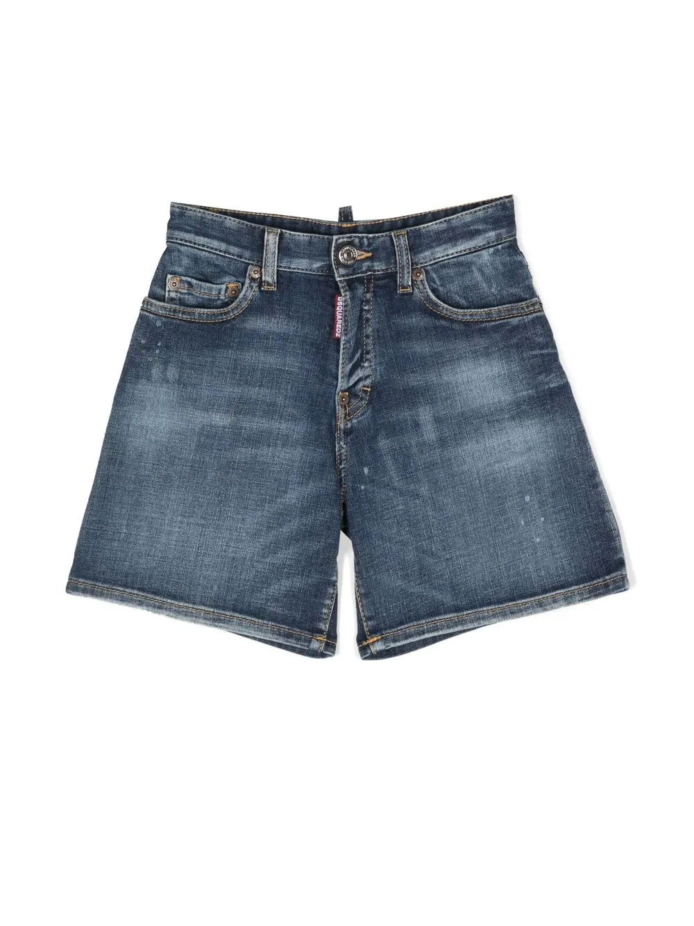 

Джинсовые шорты по колено DSQUARED2 KIDS, синий