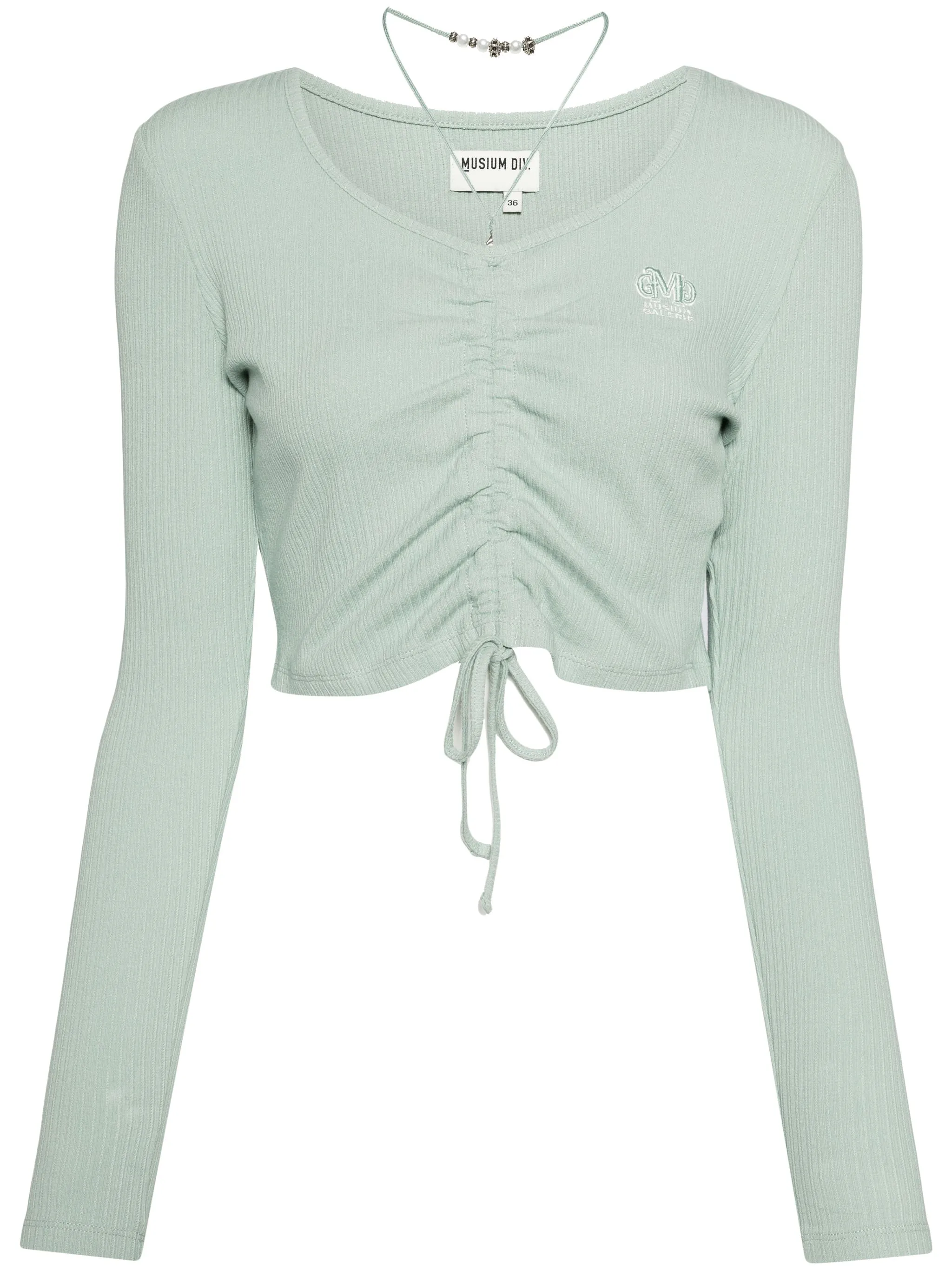 

Футболка с вышитым логотипом Musium Div., зеленый