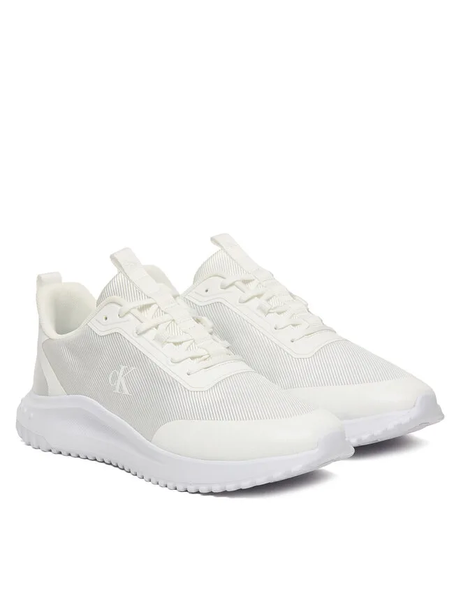 Calvin Klein Кроссовки Eva Runner Lace Up Mat Mix YM0YM01442 белые — фото 2