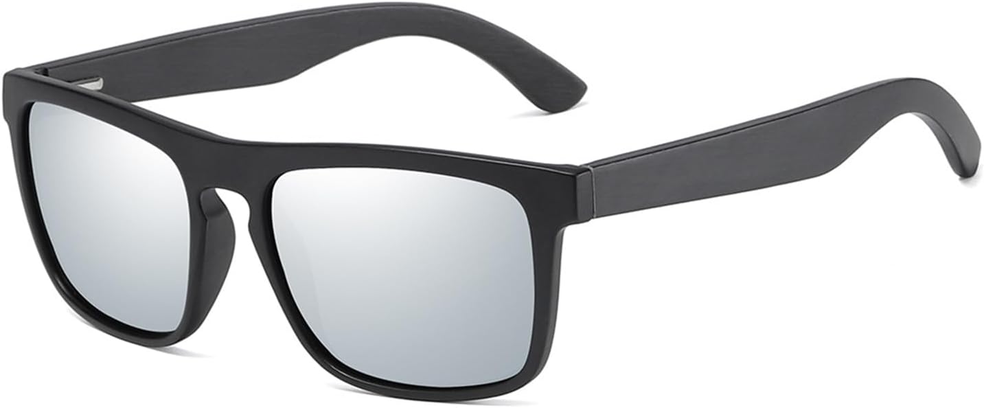 

Поляризованные солнцезащитные очки для мужчин и женщин, модная квадратная оправа из материала TR90+ с покрытием UV400 и защитой от бликов, подходят для вождения TDWDKE, E