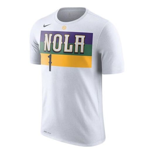 

Футболка dri-fit nba new orleans pelicans white Nike, белый