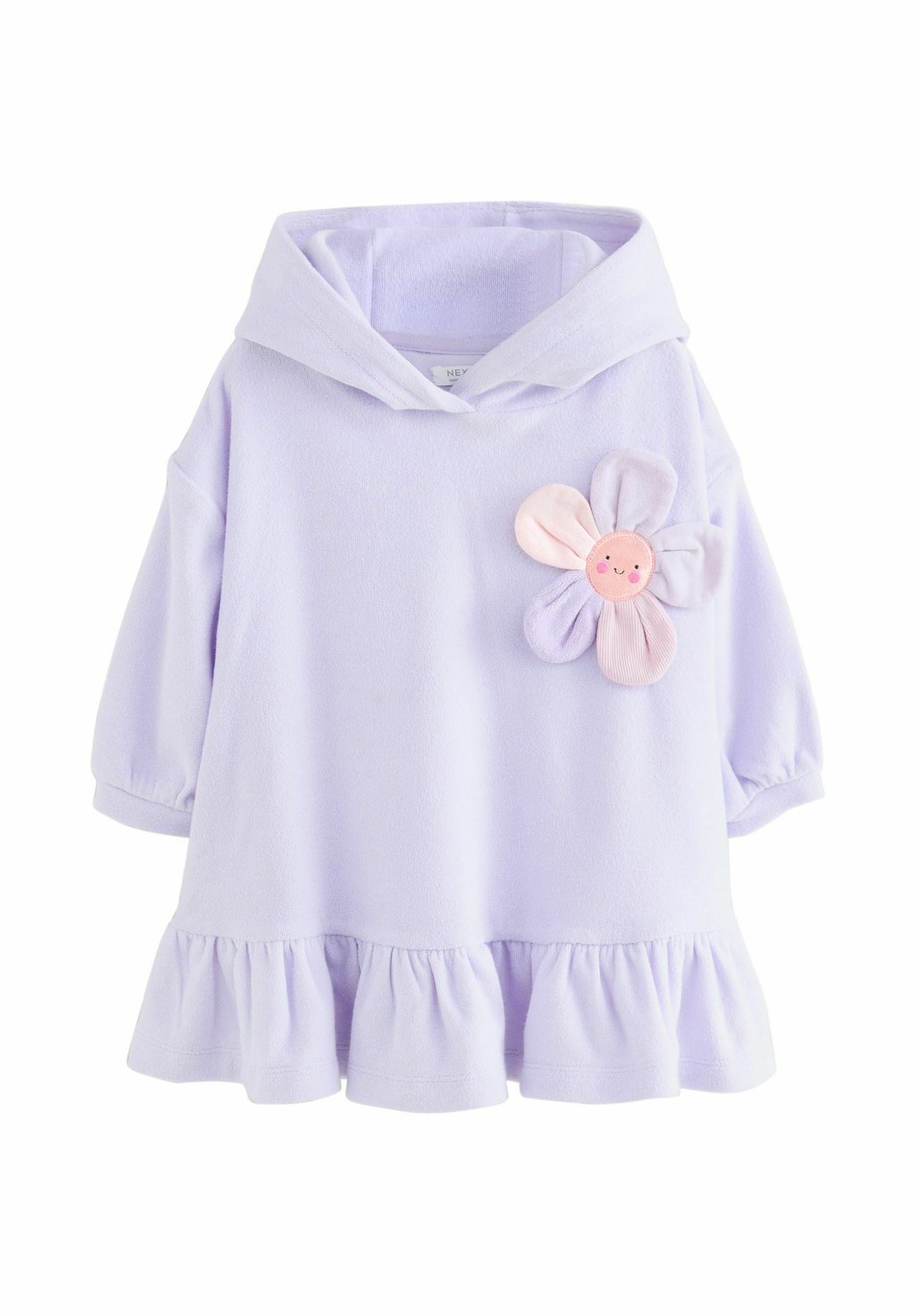 

Повседневное платье FLOWER HOODIE Next, сиренево-фиолетовый