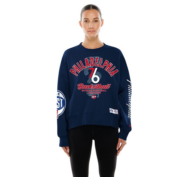 

Женский свитшот Philadelphia 76ers 2025/26 city edition в темно-синем цвете New Era