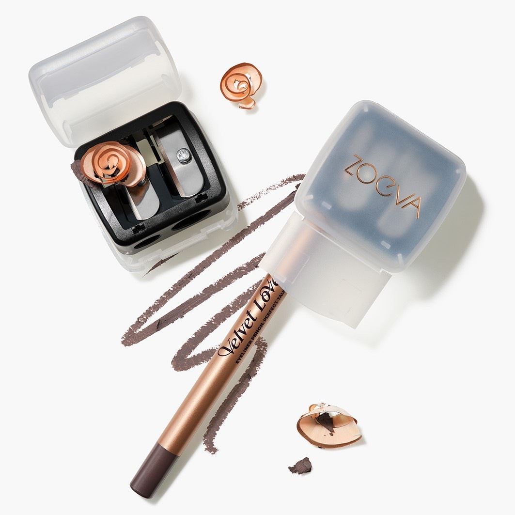 Подводка для глаз velvet love eyeliner pencil Zoeva, perfect navy, вес 1.2 гр. — фото 4