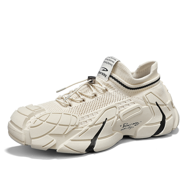 Кроссовки Slip Resistant, Abrasion Resistant, Breathable Low top Casual Shoes Men's Sand DEERWAY, Sand — фото 4