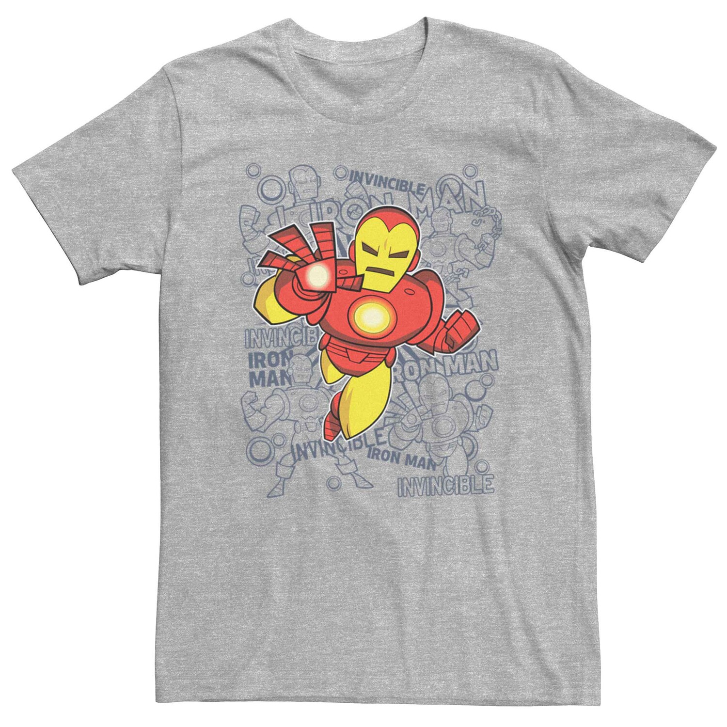 

Мужская футболка с рисунком Marvel Retro Iron Man Licensed Character