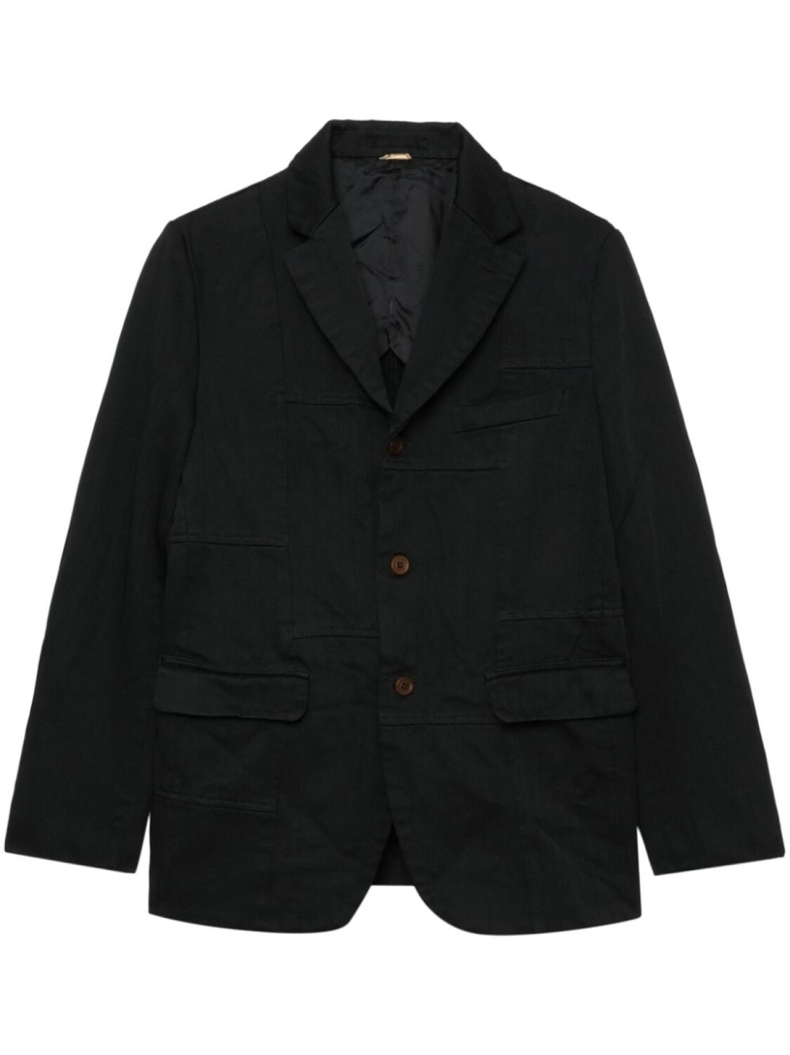 

Comme des Garçons Homme Deux однобортный пиджак, черный