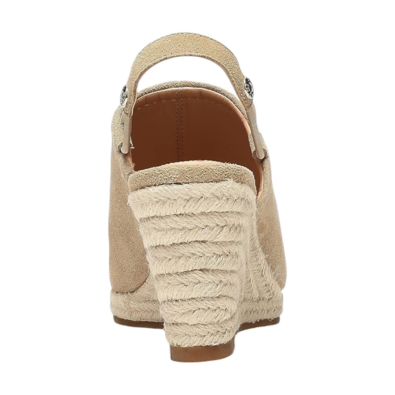 Женские босоножки Cai 2 Espradille на танкетке из замши песочного цвета NYDJ, цвет sand suede — фото 2