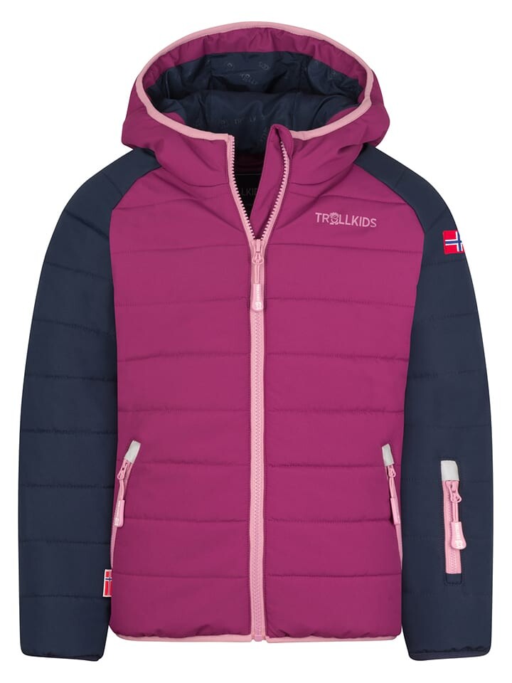 

Лыжная куртка Trollkids Ski-/ Snowboardjacke Hafjell, цвет Pink/Dunkelblau