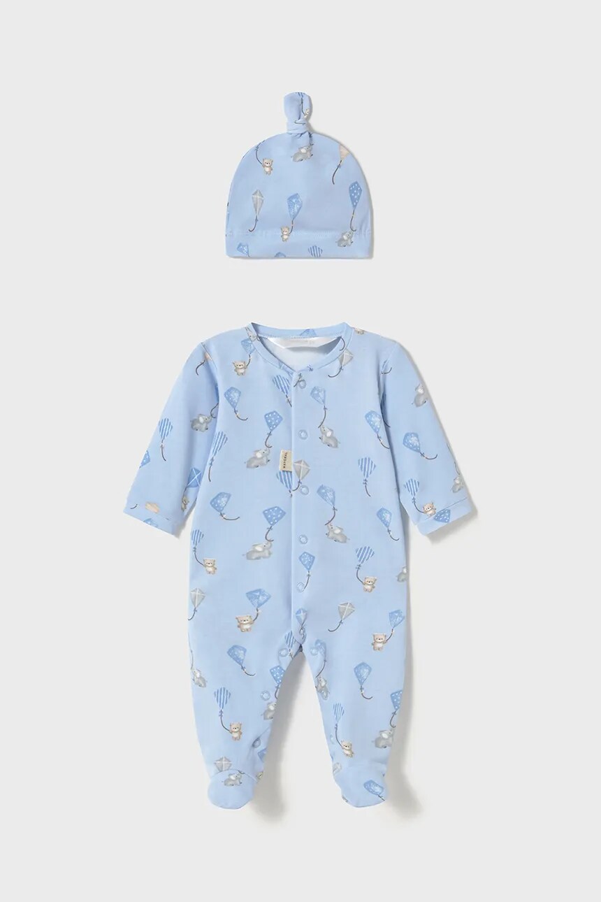 

Комбинезон для новорожденного и шапочка для малыша Mayoral Newborn, синий