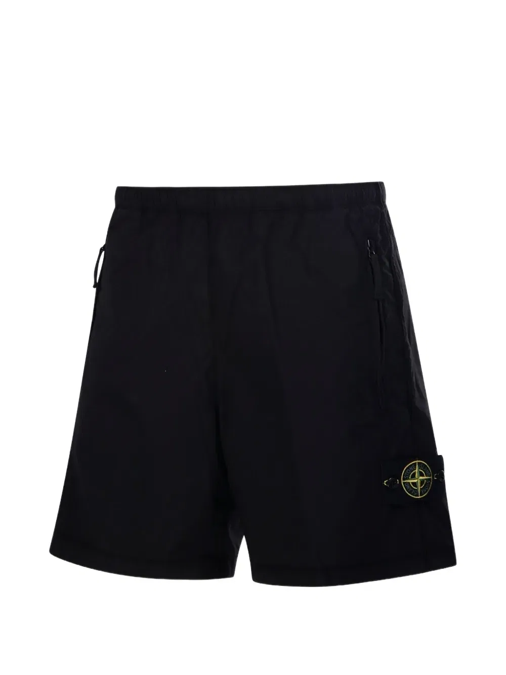Шорты с нашивкой "Компас" Stone Island, черный