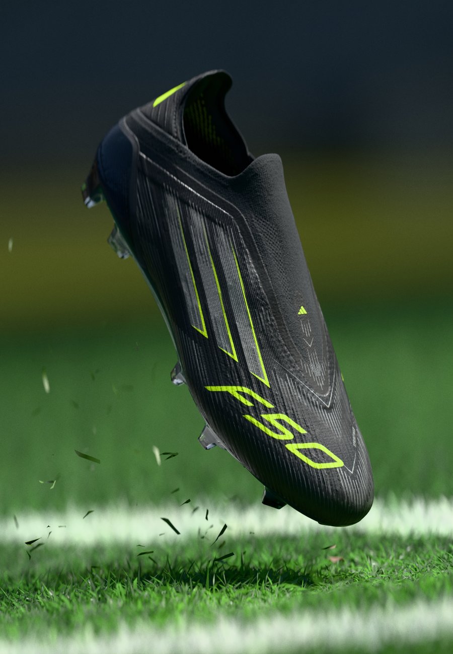 

Кроссовки Adidas Performance F50 ELITE LACELESS FIRM GROUND FOOTBALL BOOTS, Core Black/Iron Metallic/Lucid Lemon/Black