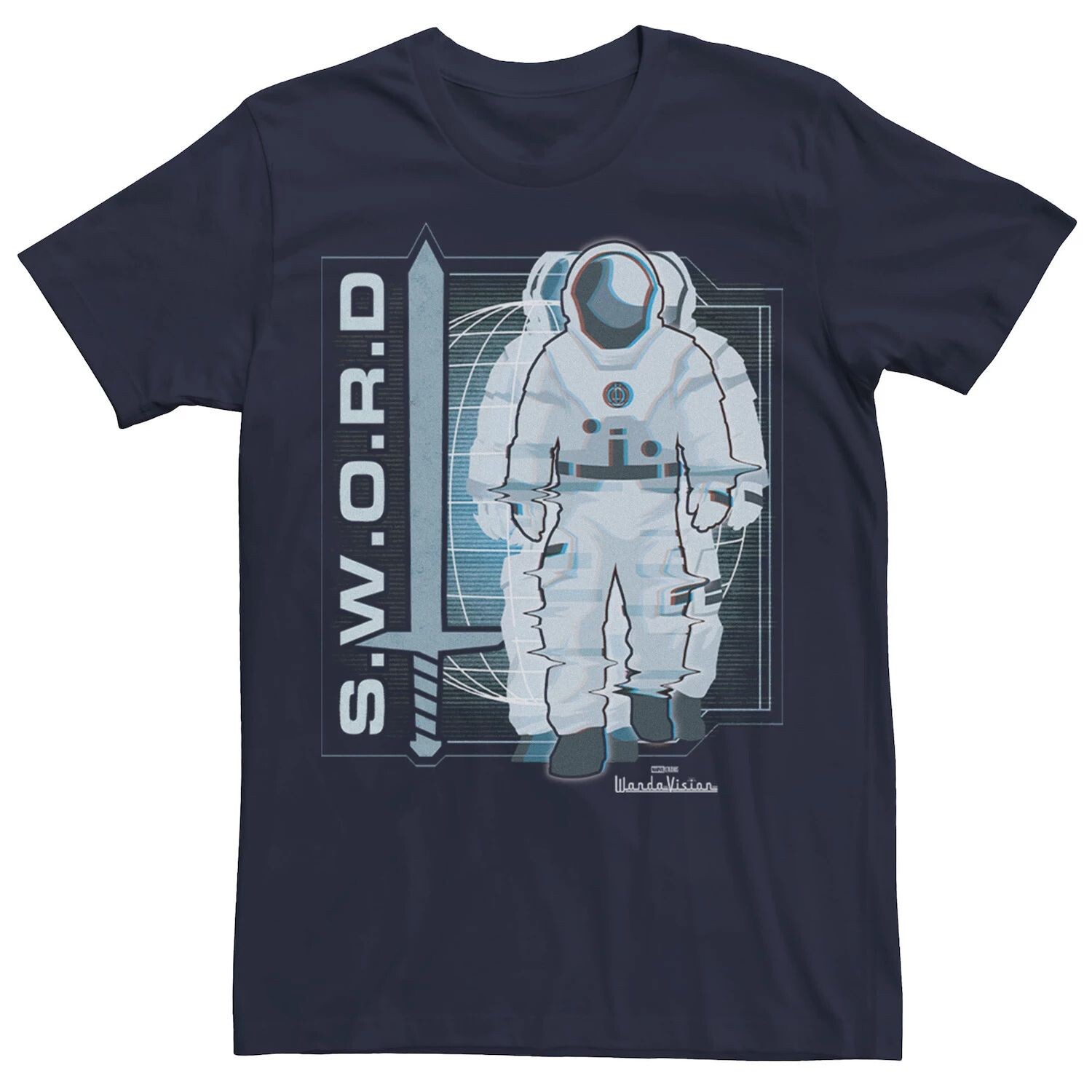 

Мужской космический костюм Marvel WandaVision S.W.O.R.D. Футболка с логотипом Licensed Character
