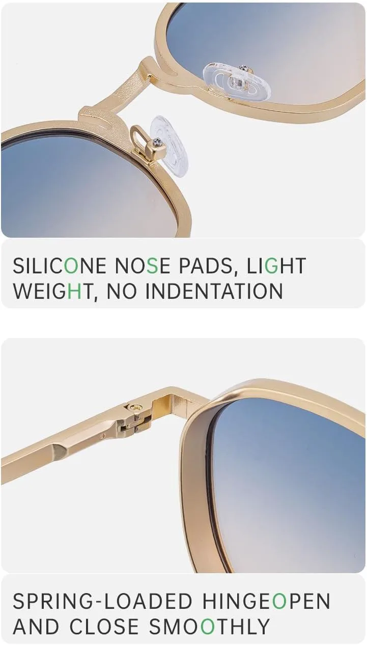 

Модные солнцезащитные очки с заушниками, квадратная оправа в европейском и американском стиле, унисекс, ретро-современные очки для мужчин и женщин GDKPJDT, 10