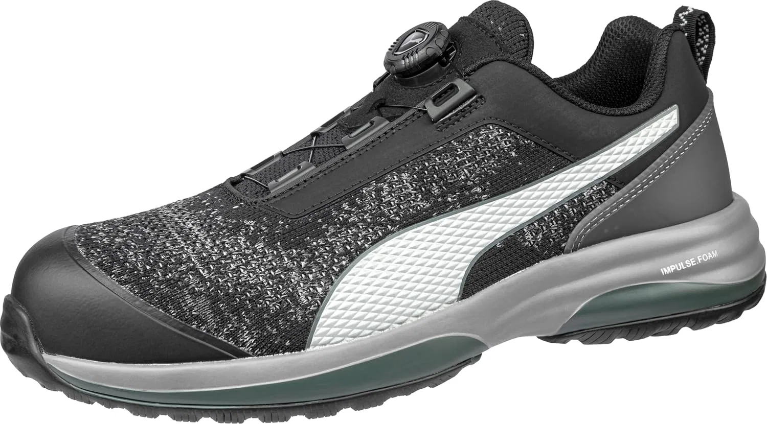 Защитные кроссовки PUMA Safety Charge Black Low, размер 44