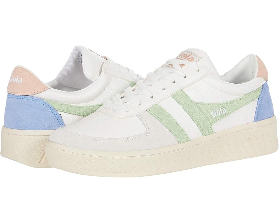 

Кроссовки Gola Grandslam Trident, цвет White/Patina Green/Pearl Pink