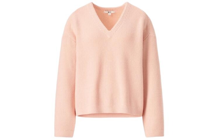 C Коллекция Трикотаж Женский Розовый Uniqlo