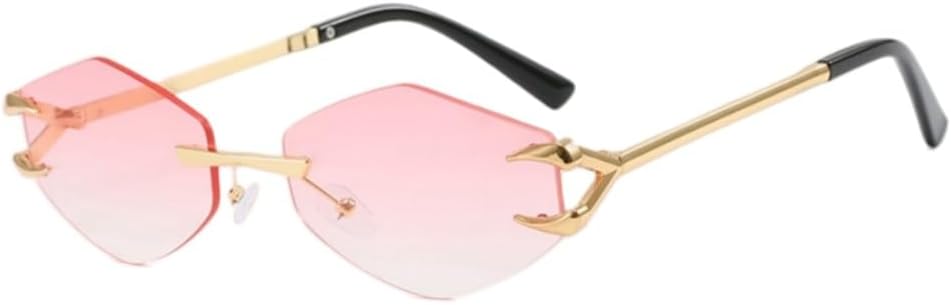 

Женские солнцезащитные очки с индивидуальной оправой, многоугольные солнцезащитные очки, повседневные, в стиле хип-хоп, модные, для активного отдыха, мужские очки с защитой от УФ-излучения UV400 UJNHGQ, Pink