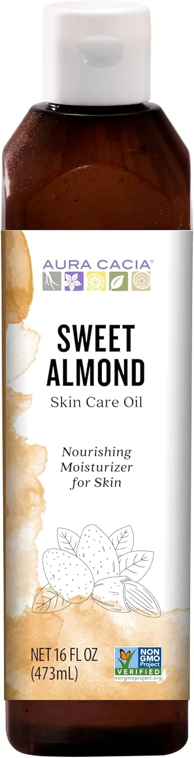 Масло для кожи Sweet Almond Aura Cacia 16 fl oz