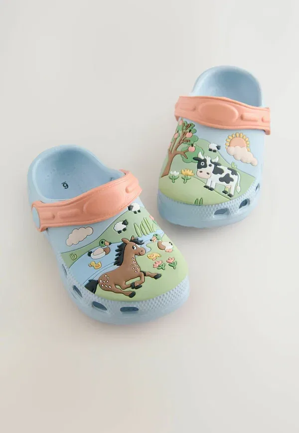 Сабо Next, Standard fit, модель pool slides, цвет сине-зеленый — фото 3