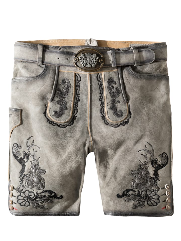 

Stockerpoint Кожаные брюки «Ганс» с эффектом дымчатой стирки