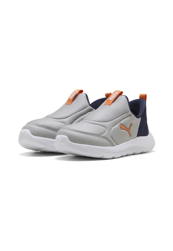 Кроссовки slip-ons Puma Fun Racer 2 Sliptech Sneakers, серый эхо-вермильон-синий — фото 2