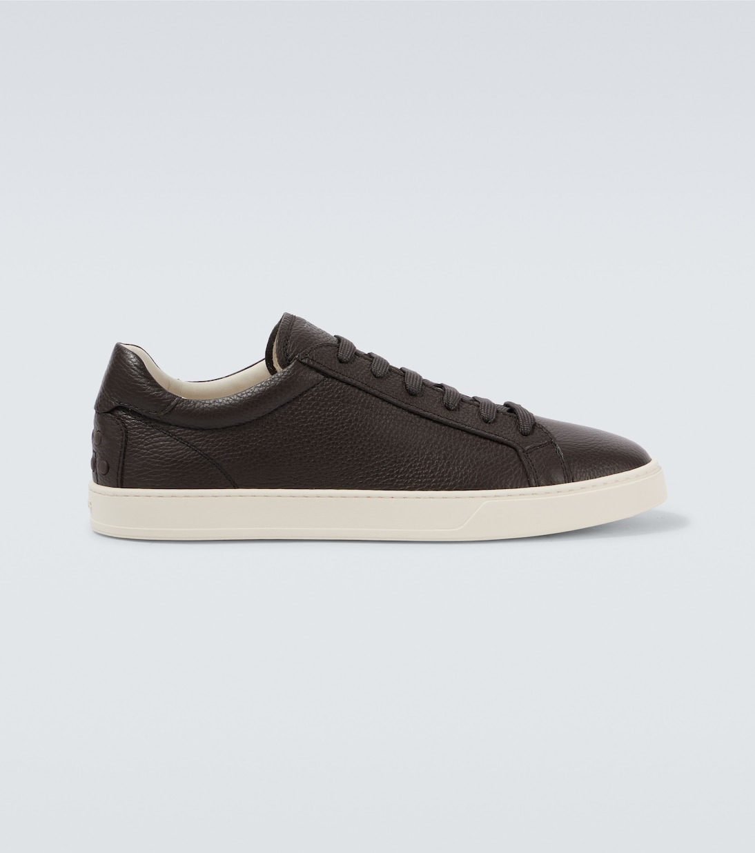

Кожаные кроссовки Tod's, Caffee + Fondo Bianco