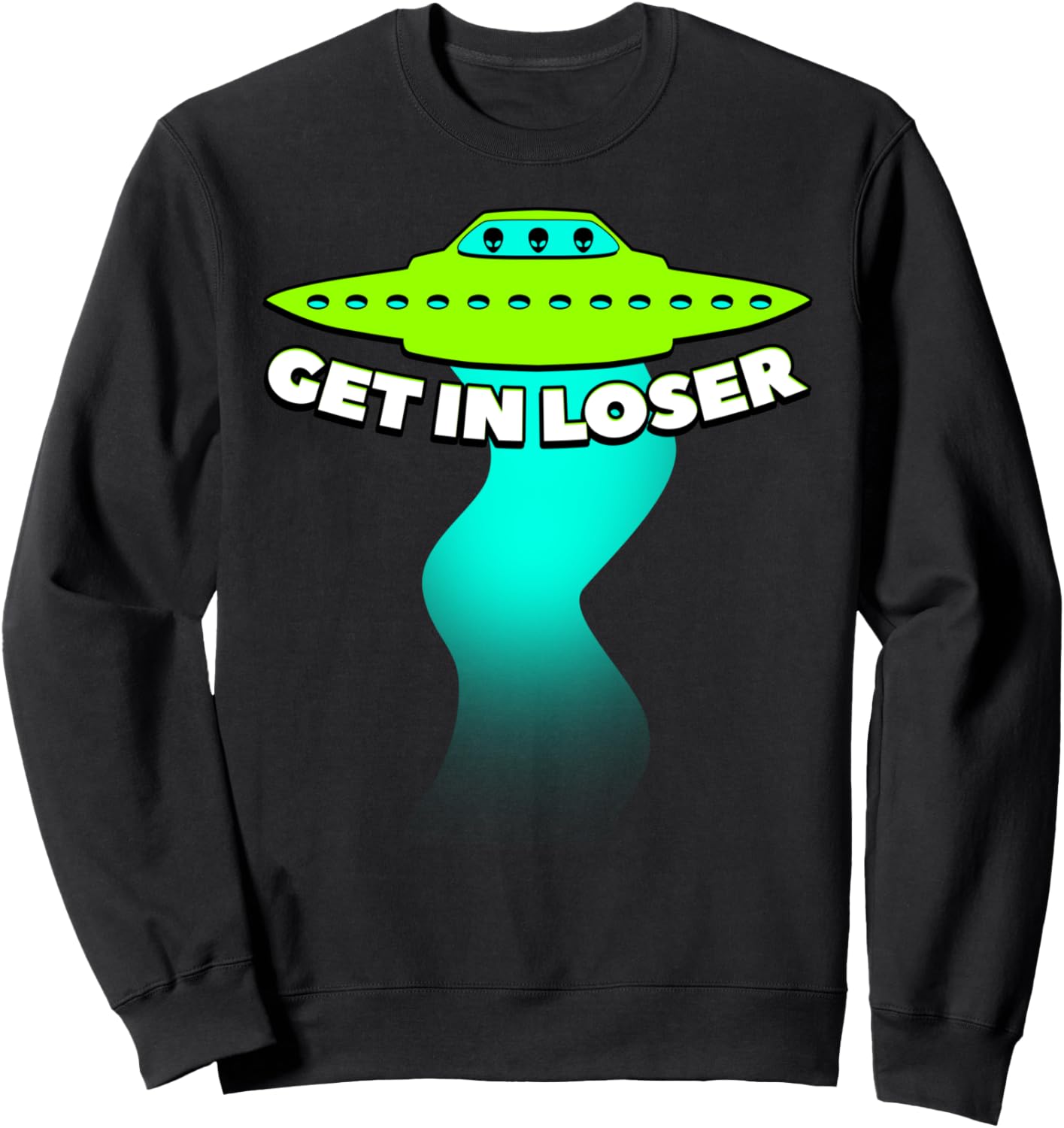 

Толстовка с надписью «Get In Loser Abducted By UFO Spaceship Allien Gift», черная (black 19-3911tcx), размер S Uab Kidkis, Черный, Толстовка с надписью «Get In Loser Abducted By UFO Spaceship Allien Gift», черная (black 19-3911tcx), размер S Uab Kidkis