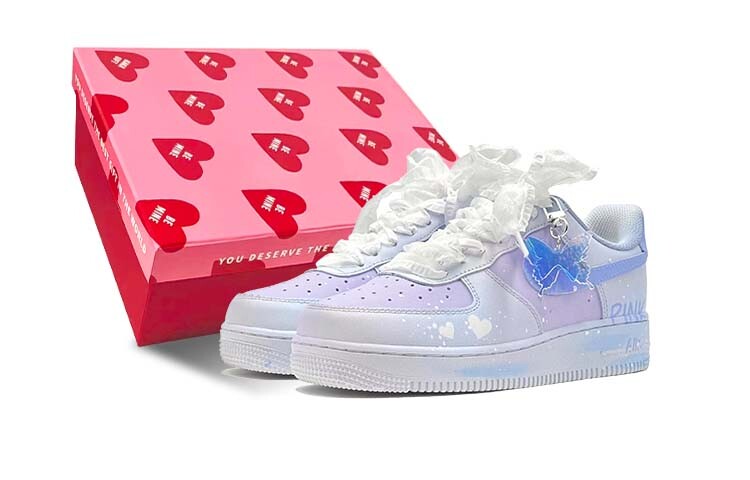 

Женские кроссовки для скейтбординга Nike Air Force 1 Low, розовый