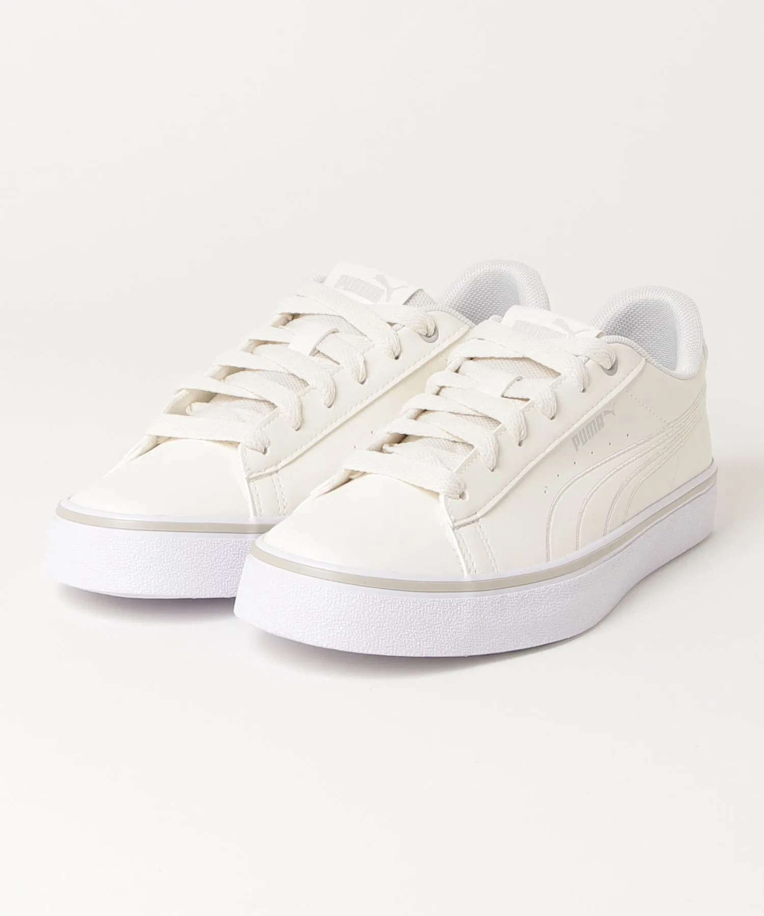Мужские кроссовки PUMA V コート белые — фото 2