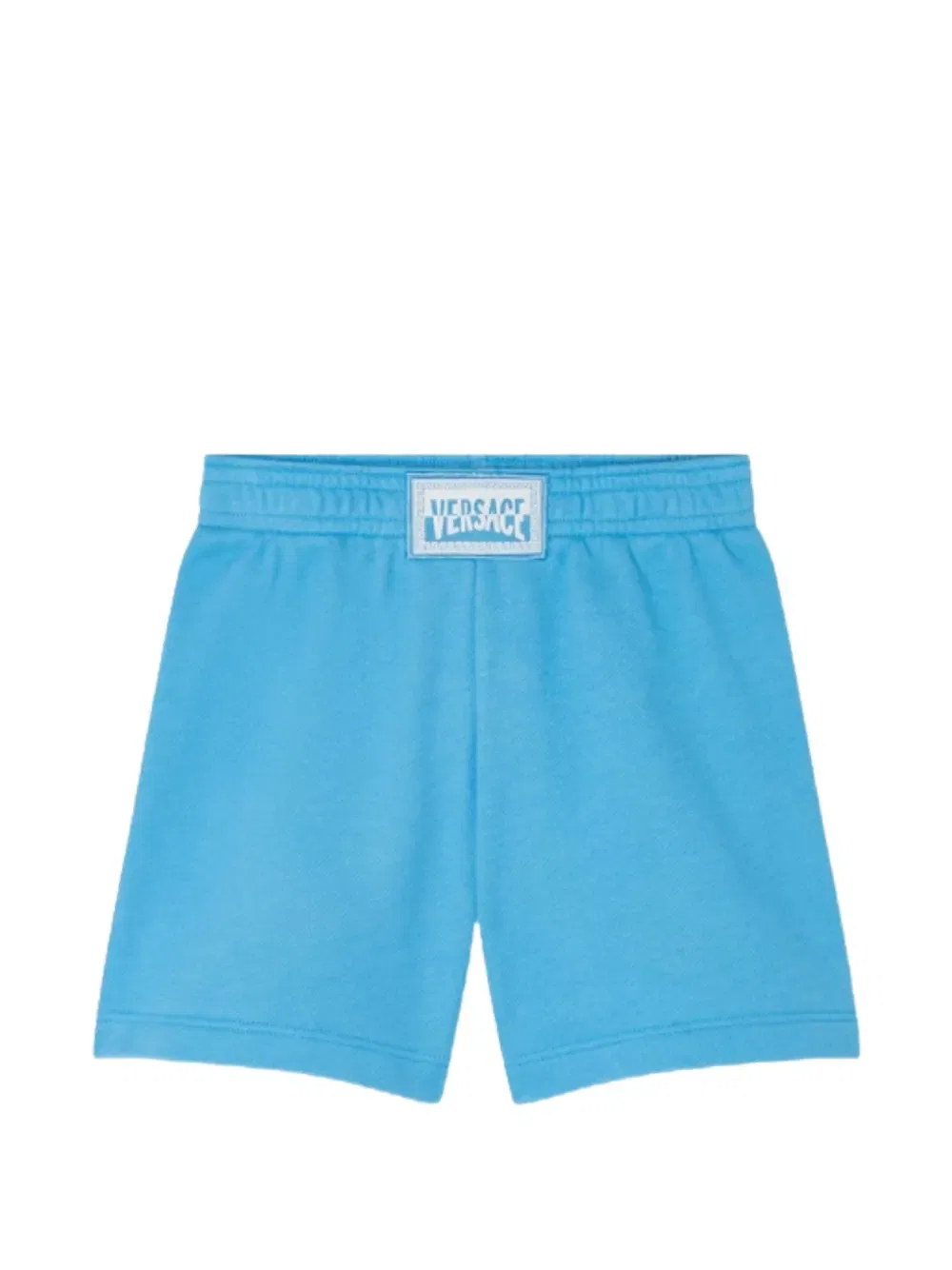 Шорты с нашивкой логотипа Versace Kids, синий