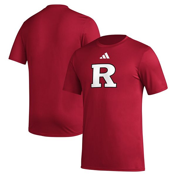 

Мужская футболка aeroready scarlet rutgers scarlet knights primary locker logo pre-game Adidas