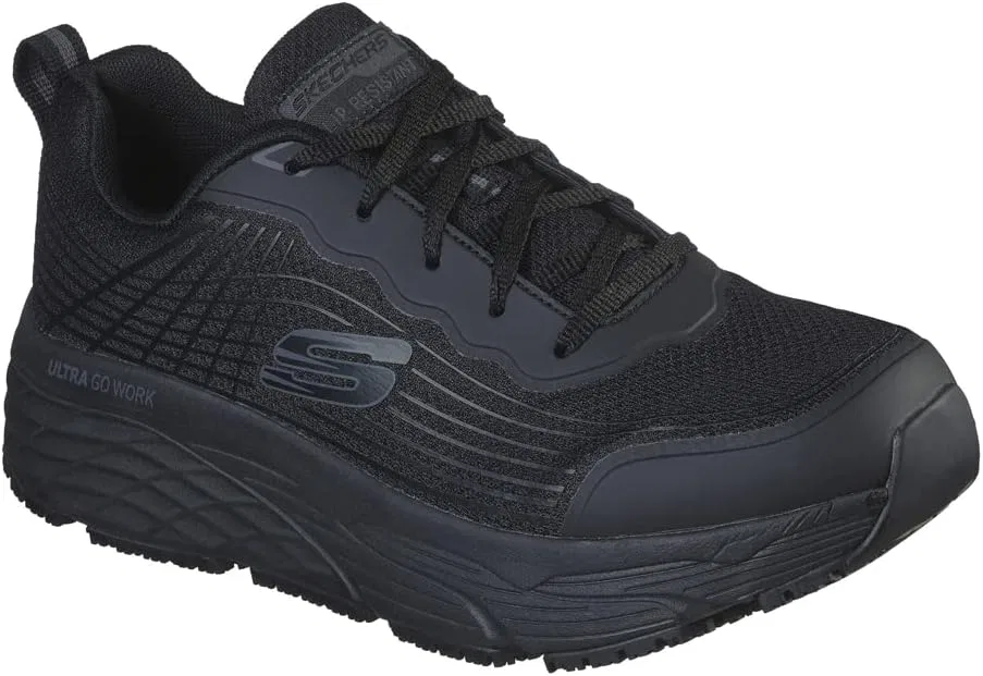 Мужские кроссовки Skechers Max Cushioning Elite Sr Rytas, Black Textile Synthetic — фото 2