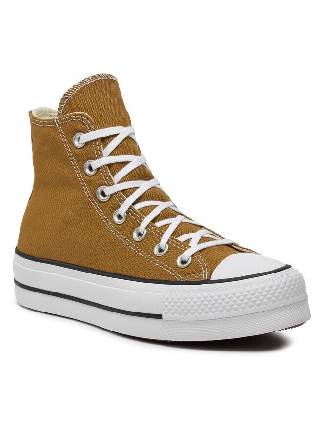 Кеды Converse Chuck Taylor All Star Lift Platform, коричневый — фото 2