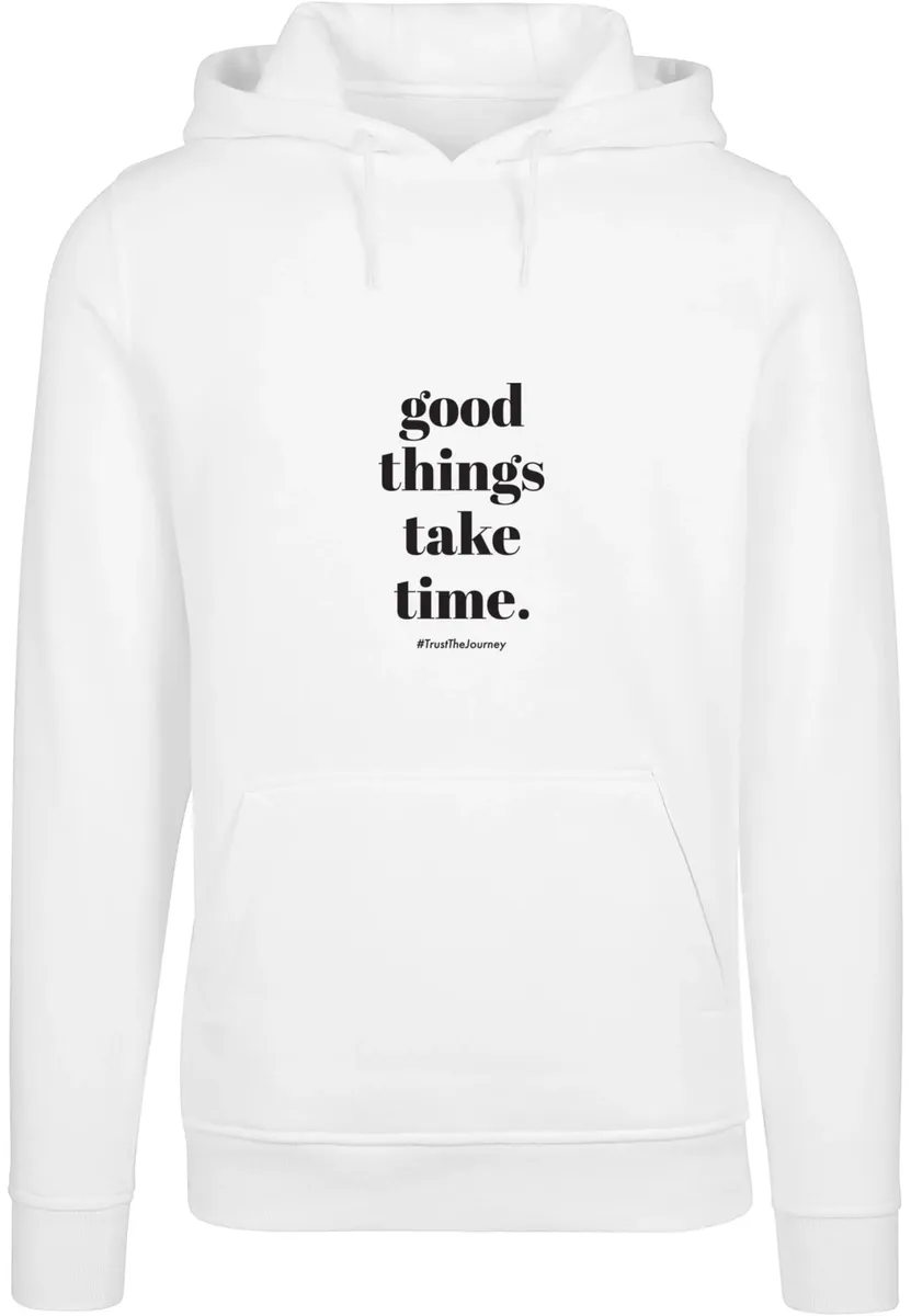 

Толстовка с капюшоном Merchcode " Merchcode Men's Good Things Take Time Hoody", белый