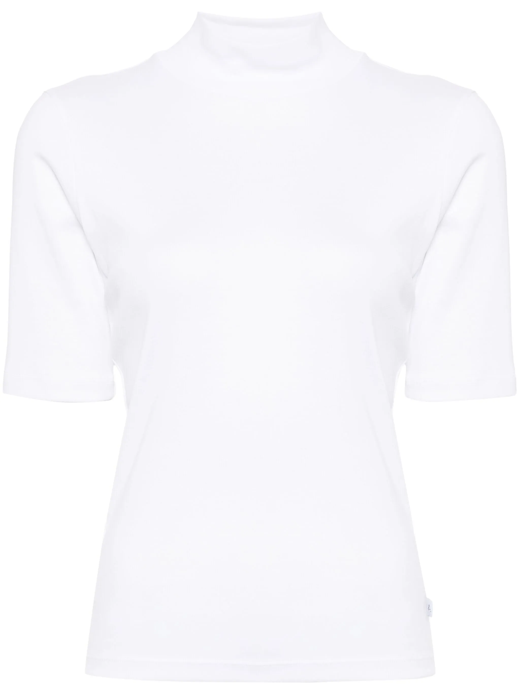 

Футболка с высоким воротником Agnès B., белый