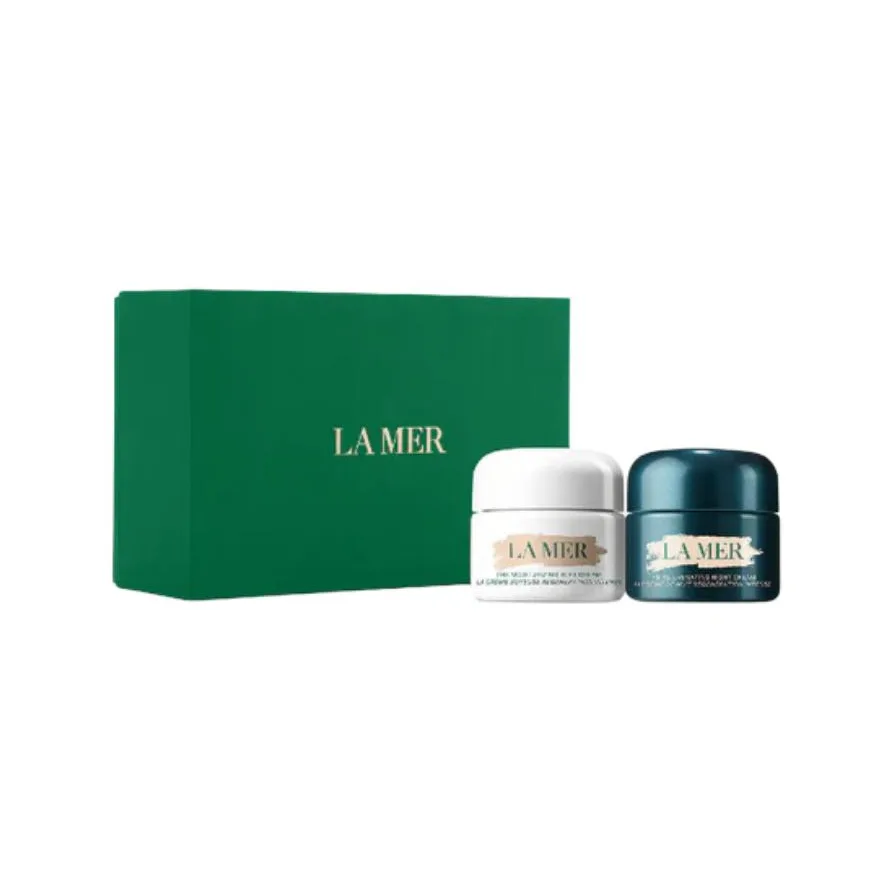 LA MER Набор дневного и ночного крема для лица Cloud Velvet Frost Evening Frost, Two-Piece Set: Miracle Cloud Velvet Face Cream 30ml+Miracle Night Cream 30ml