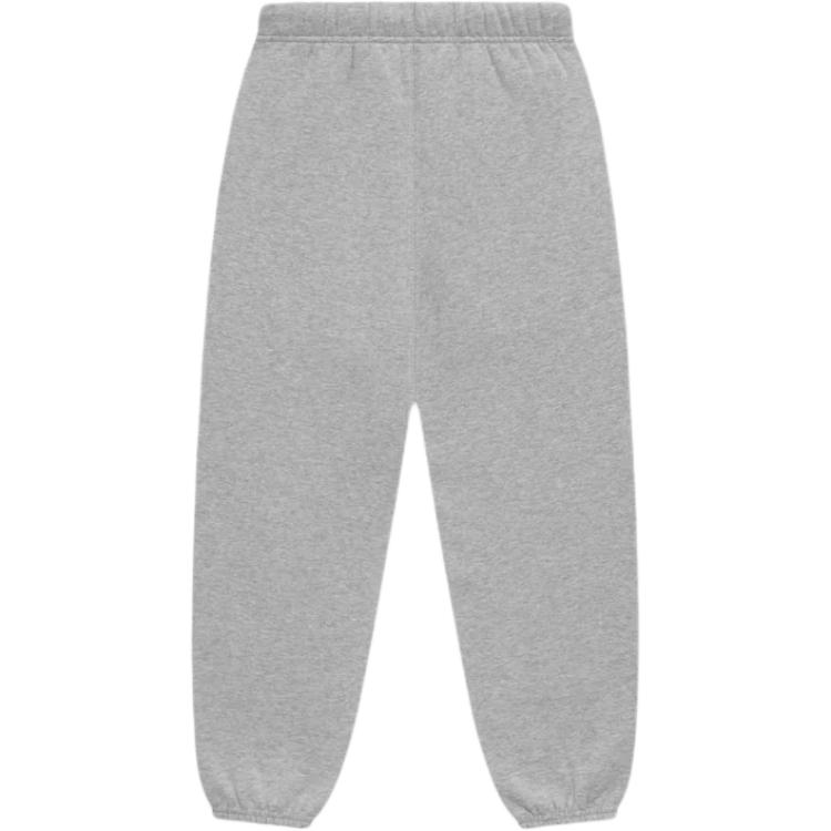 Fear Of God Essentials Детские вязаные спортивные штаны из флиса, базовый цвет, светло-серый/светло-серый меланж — фото 4
