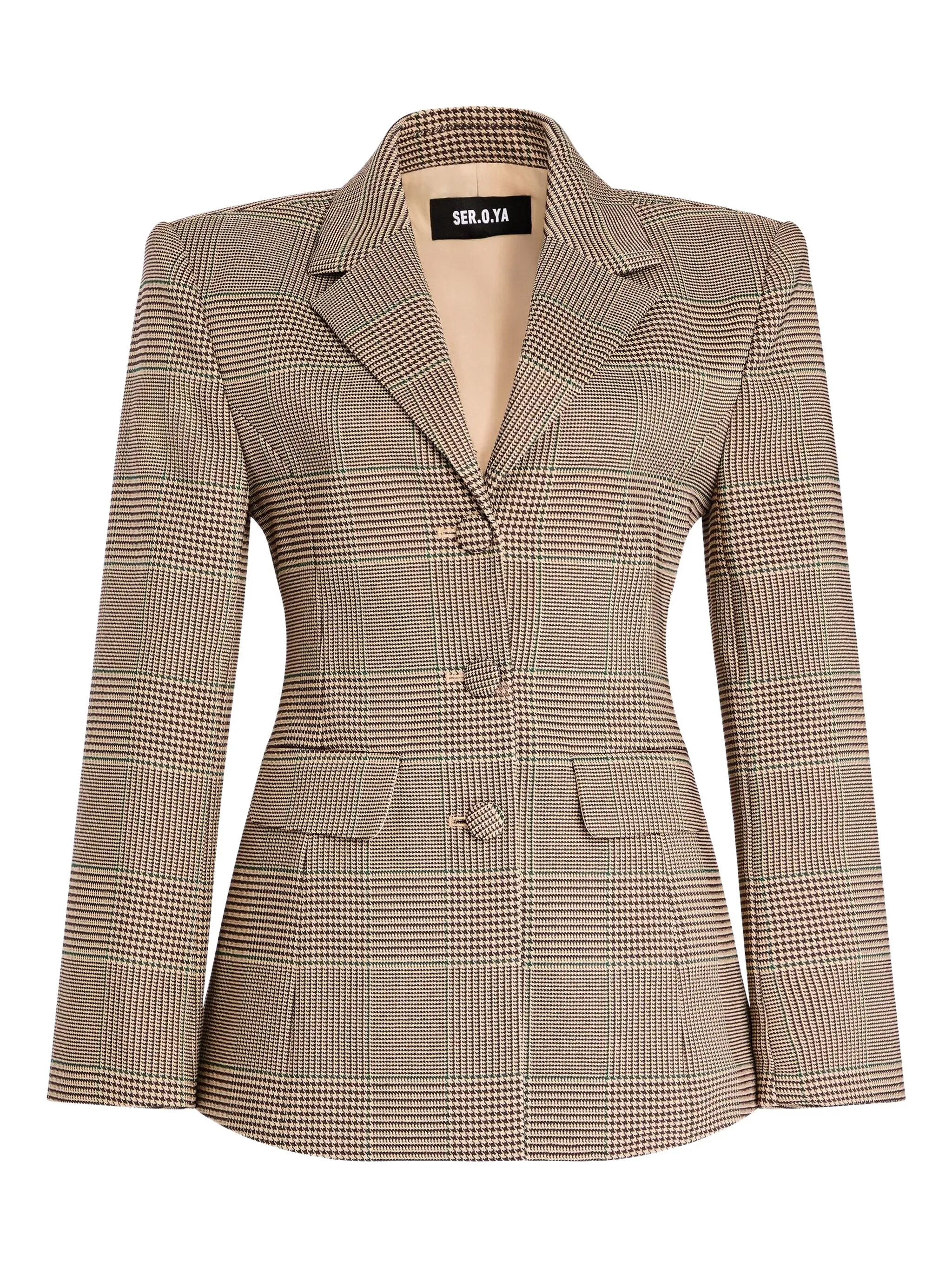 

Однобортный блейзер Jennifer Seroya, бежевый