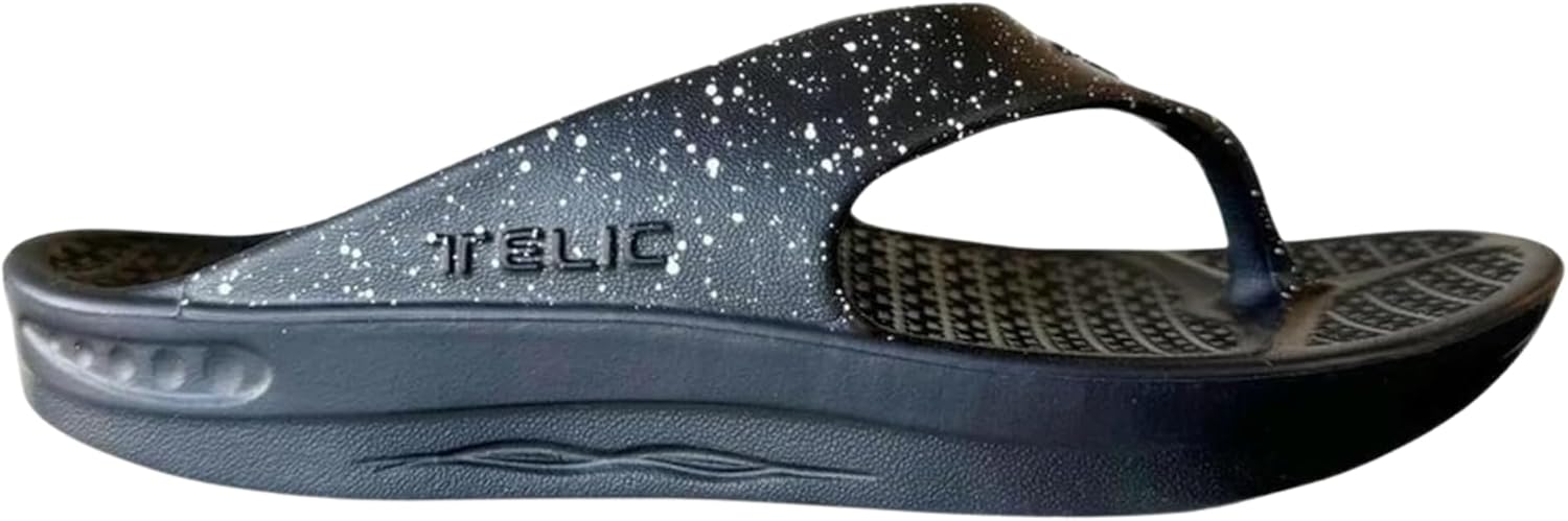 

Сандалии Telic Energy Flip Flop - комфортная обувь для мужчин и женщин, белый/черный