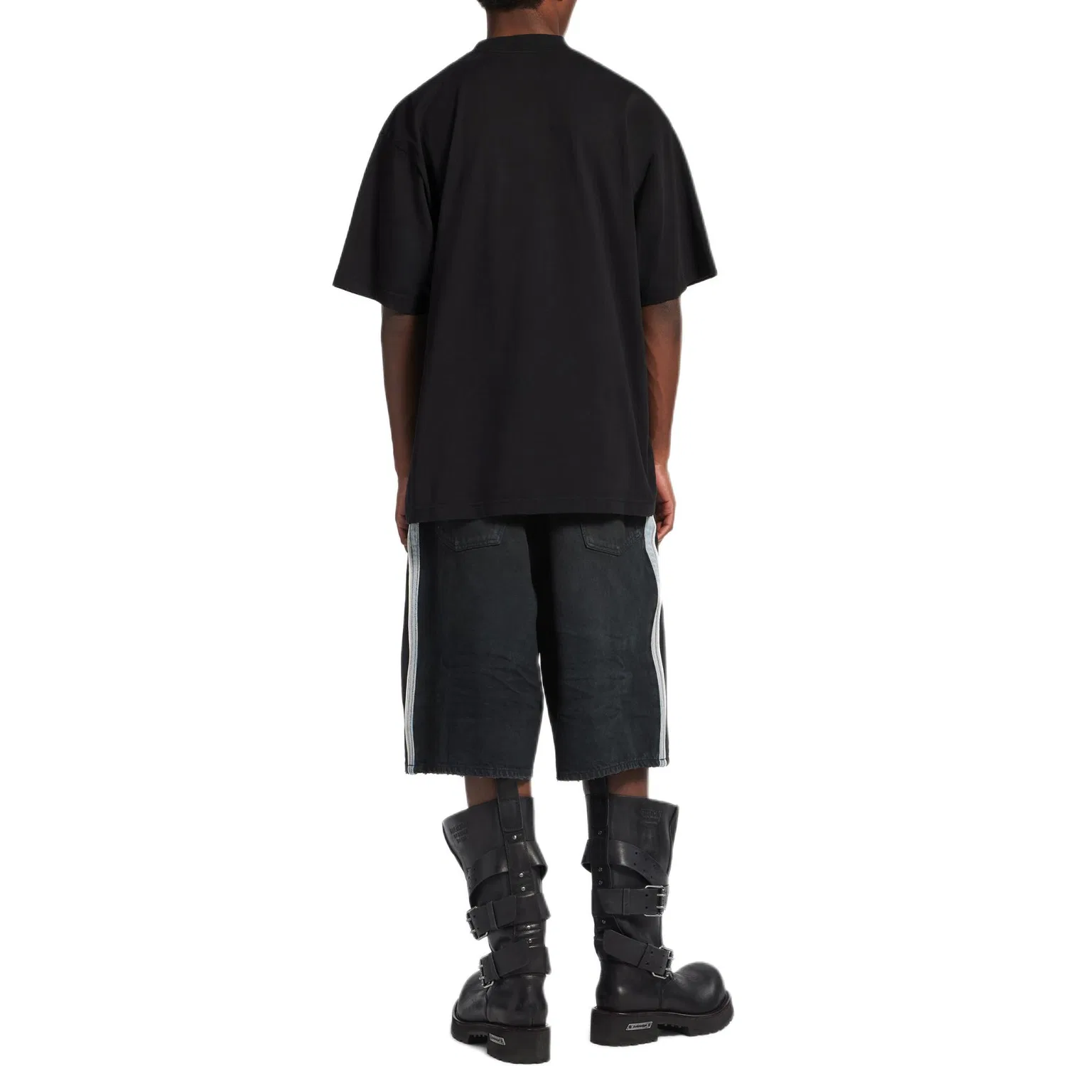 Футболка с принтом crewneck Balenciaga, Black — фото 4