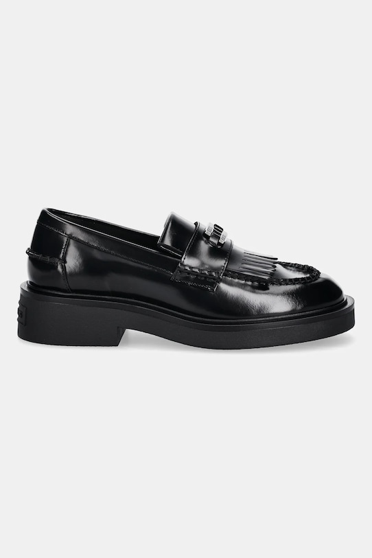 Кожаные мокасины TJW FRINGES LOAFER Tommy Jeans, черный — фото 2