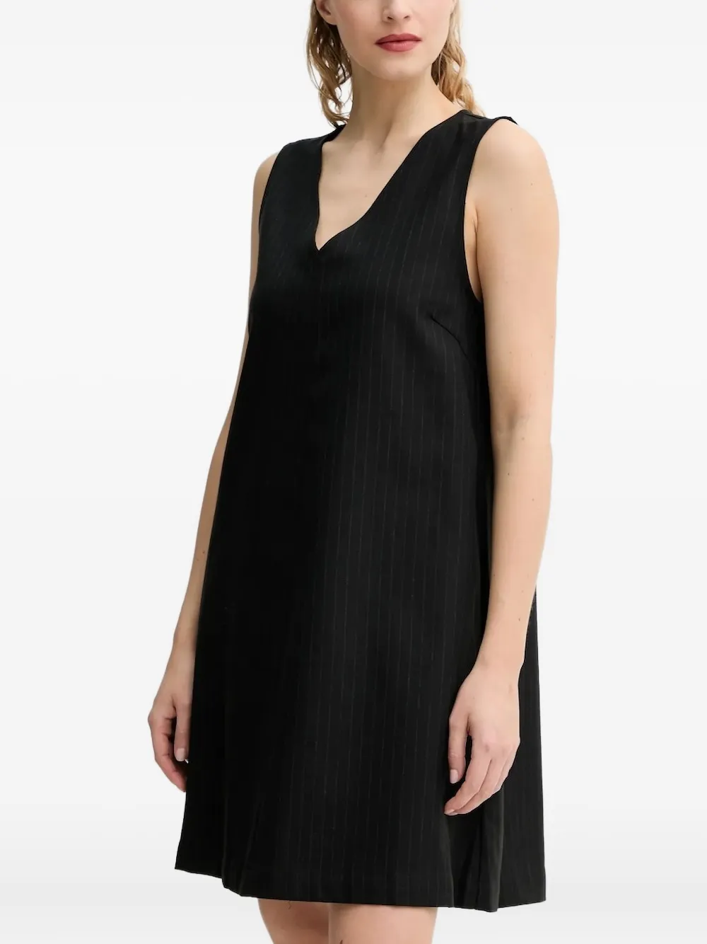 

Платье мини в тонкую полоску Marc O'Polo, черный