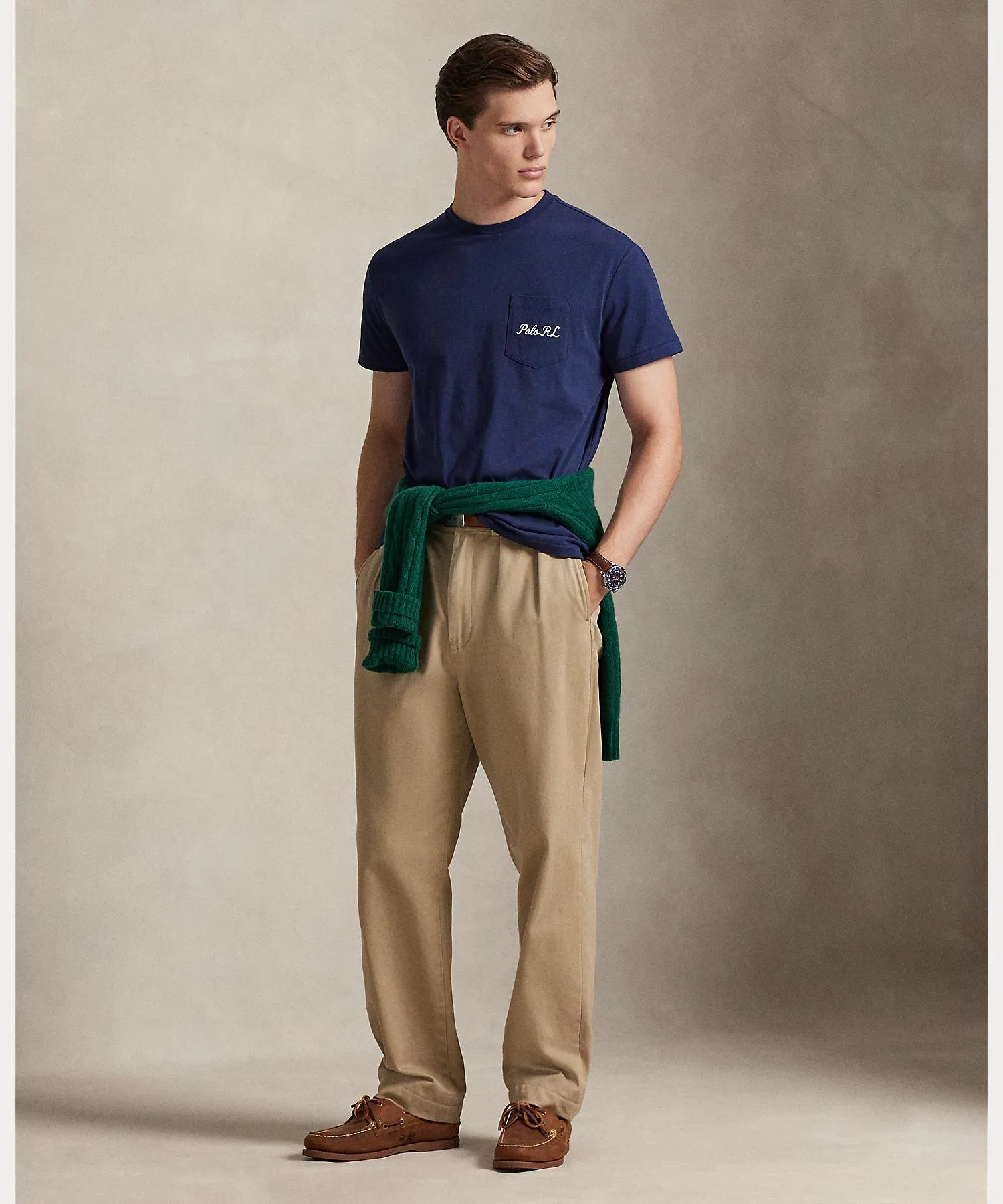 Мужская футболка POLO RALPH LAUREN Classic Fit Polo Bear — фото 3