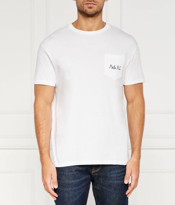 

Футболка мужская Polo Ralph Lauren с карманом на груди, белый