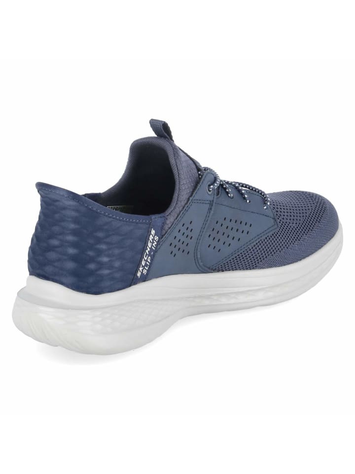 Skechers Туфли на шнуровке синего цвета — фото 4