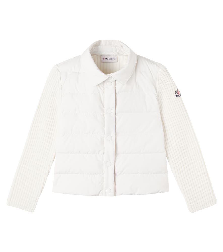 

Кардиган с нижними панелями Moncler Enfant, White