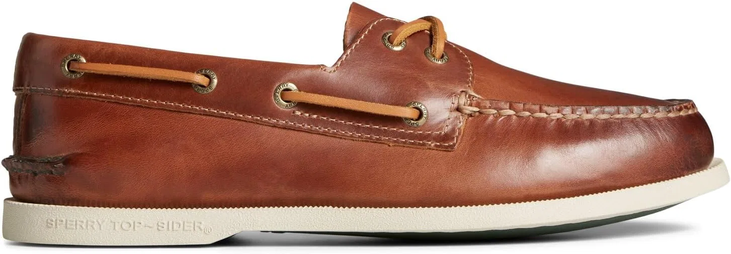 Лоферы бренд Vans модель Authentic Original 2-Eye, Коричневый Sperry Mens Shoes — фото 3