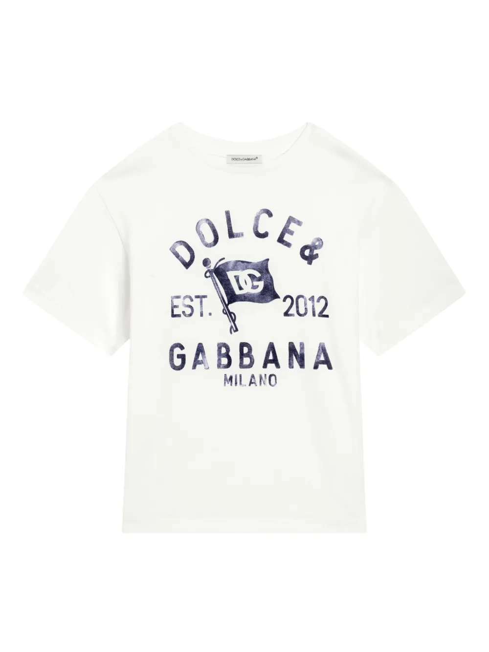 

Футболка с принтом Dolce & Gabbana Kids, белый